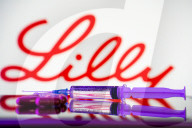 Big Pharmaceutical Companies Stock Photos.