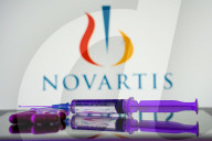 Big Pharmaceutical Companies Stock Photos.