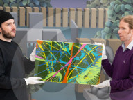 New Now: Modern & Contemporary Art Auction Highlights preview at Phillips auction House, London, UK.