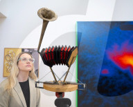 New Now: Modern & Contemporary Art Auction Highlights preview at Phillips auction House, London, UK.