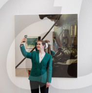 New Now: Modern & Contemporary Art Auction Highlights preview at Phillips auction House, London, UK.