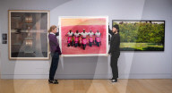 New Now: Modern & Contemporary Art Auction Highlights preview at Phillips auction House, London, UK.