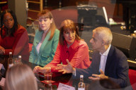 Rachel Reeves UK Chancellor of the Exchequer holds a hospitality roundtable