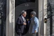 Prime Minister Keir Starmer meets Mia Mottley