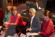 Rachel Reeves UK Chancellor of the Exchequer holds a hospitality roundtable