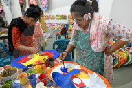 Bangla New Year Preparation For Celebration In Dhaka, Bangladesh