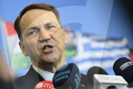 Ukrainian Foreign Ministers Hold Press Conferences After NATO Council in Brussels