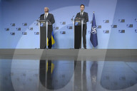 NATO Chief and Ukrainian Foreign Minister Deliver Joint Statement in Brussels