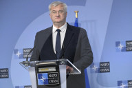 NATO Chief and Ukrainian Foreign Minister Deliver Joint Statement in Brussels