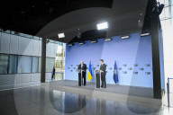 NATO Chief and Ukrainian Foreign Minister Deliver Joint Statement in Brussels