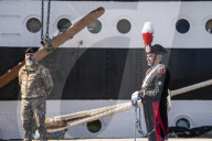 Italian Navy Training Ship Amerigo Vespucci At Port Of Ortona