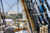 Italian Navy Training Ship Amerigo Vespucci At Port Of Ortona