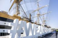 Italian Navy Training Ship Amerigo Vespucci At Port Of Ortona