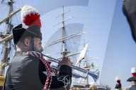 Italian Navy Training Ship Amerigo Vespucci At Port Of Ortona