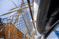 Italian Navy Training Ship Amerigo Vespucci At Port Of Ortona