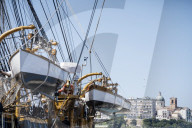 Italian Navy Training Ship Amerigo Vespucci At Port Of Ortona
