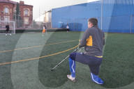 Ukraine vet amputees football team in Kharkiv