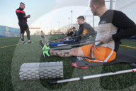 Ukraine vet amputees football team in Kharkiv