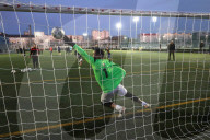 Ukraine vet amputees football team in Kharkiv