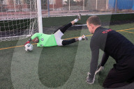 Ukraine vet amputees football team in Kharkiv