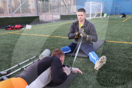 Ukraine vet amputees football team in Kharkiv