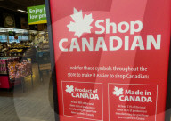 Local Support Message In Wake Of Trump Tariffs In Canada