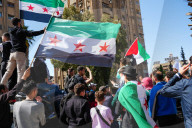 Protests In Yarmouk Camp In Solidarity With Gaza And Daraa