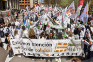 Madrid Doctors Protest Against The Spanish Government's Ministry Of Health