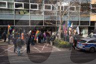 Protest Against Orban's Move To Ban Pride, Warsaw, Poland, On April 5, 2025
