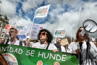 Madrid Doctors Protest Against The Spanish Government's Ministry Of Health