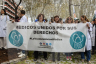 Madrid Doctors Protest Against The Spanish Government's Ministry Of Health
