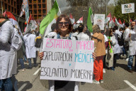 Madrid Doctors Protest Against The Spanish Government's Ministry Of Health