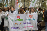Madrid Doctors Protest Against The Spanish Government's Ministry Of Health