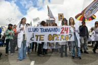 Madrid Doctors Protest Against The Spanish Government's Ministry Of Health