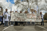 Madrid Doctors Protest Against The Spanish Government's Ministry Of Health