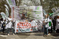 Madrid Doctors Protest Against The Spanish Government's Ministry Of Health