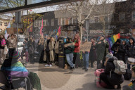Protest Against Orban's Move To Ban Pride, Warsaw, Poland, On April 5, 2025