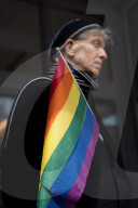 Protest Against Orban's Move To Ban Pride, Warsaw, Poland, On April 5, 2025
