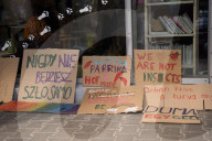 Protest Against Orban's Move To Ban Pride, Warsaw, Poland, On April 5, 2025