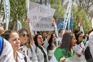 Madrid Doctors Protest Against The Spanish Government's Ministry Of Health