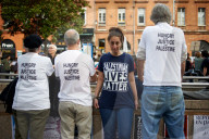 People On Hunger Strike For 'Hungry For Justice In Palestine'  Stop In Toulouse