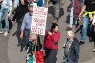 Anti-rearmament Protest In Rome