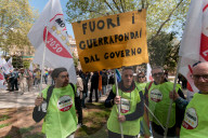 Anti-rearmament Protest In Rome