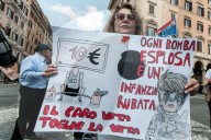 Anti-rearmament Protest In Rome