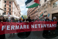 Anti-rearmament Protest In Rome