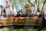 Anti-rearmament Protest In Rome