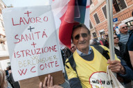 Anti-rearmament Protest In Rome