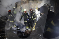 Aftermath Of A Russian Drone Attack In Kharkiv