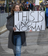 Hands off Trump protest in Buffalo, NY