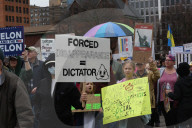 Hands off Trump protest in Buffalo, NY